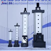 Cilindro Eléctrico Servo JST S2 XinJe, Capacidad de Carga de 128 kg, Velocidad Ajustable, Motor de 750 W y 3000 rpm, Carrera de 400 mm, Tornillo de 10 mm, IP65