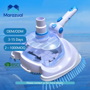 Tête d'<span class=keywords><strong>aspirateur</strong></span> de <span class=keywords><strong>piscine</strong></span> réglable, nettoyeur de <span class=keywords><strong>piscine</strong></span> à poils en nylon pour l'élimination de la saleté du fond de la <span class=keywords><strong>piscine</strong></span> - Product Image 1