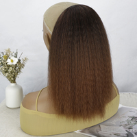 Queue de Cheval à Cordon de 12" Extensions de Cheveux Lisses Yaki Synthétiques Résistantes à la Chaleur à Clipser