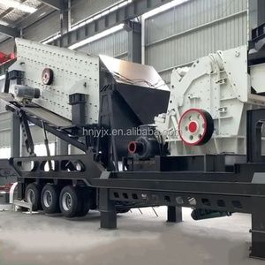 Chất lượng tốt di động máy nghiền tác động thực vật đá vôi sỏi bê tông xây dựng chất thải Bazan đá granit Máy Nghiền để bán - Product Image 4