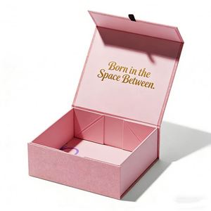 Caja de Regalo de Papel Plegable con Cierre Magnético y Cinta para una Presentación Económica y Elegante - Product Image 1