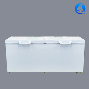 Thương mại cửa đôi siêu thị ngang 500L Tủ đông ngực với chức năng làm mát nước giải khát - Product Image 4