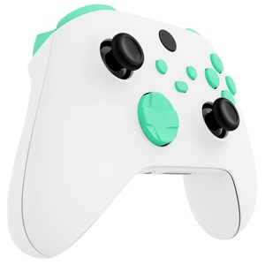 EXtremeRate Replacement Gaming Accessories Mint Green No <b>Letter</b> Imprint Custom Full Set Buttons for Xbox Series X S Controller - Product Image 3