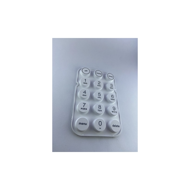 High Quality Durable Silicone Rubber Button Keypad Lanjo Keypad-10 30-80 Shore Hardness Excellent Export Taiwan China Moulding
