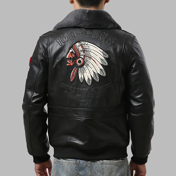 Jaquetas de Couro Estilosas de Cowboy para Homens Franjas e - Main Image