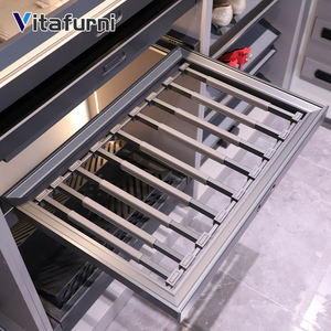 Vitafurni Vente Chaude Organisateur de Vêtements Doux en Aluminium <span class=keywords><strong>Porte</strong></span>-Pantalons <span class=keywords><strong>Coulissant</strong></span> Supports de Rangement pour Accessoires de Garde-Robe pour Pantalons - Product Image 5