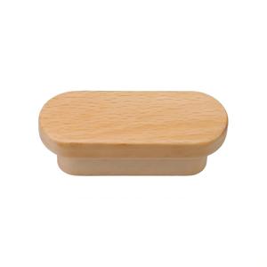 Custom Wood Dresser Pull Handle Cabinet Pull Handle in Walnut - Product Image 1