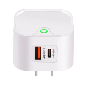 OEM 25W PD QC4.0 QC PD Dual Port Quick Fast Charger US EU UK Plug Portable Universal Wall Power Adapter Charger For Mobile Phone - Product Image 1