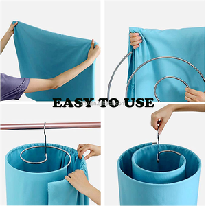 Drap de lit artefact couette séchage <span class=keywords><strong>escargot</strong></span> artefact rond rotatif étendoir couette balcon spirale vêtements étendoir - Product Image 6