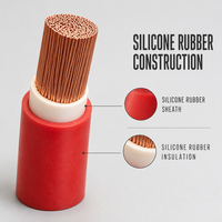 Câble en caoutchouc silicone pour transmission de puissance de four métallurgique, câble en cuivre 0,6 1kV classe 5 pour équipement haute température