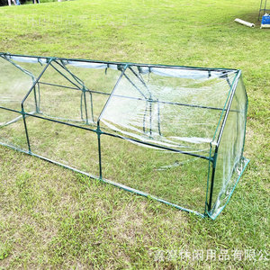 Eco-Friendly PVC Mini 3-Doors <strong>Greenhouse</strong> for Outdoor Hydroponic Flowers with Steel and Metal Frame - Product Image 5