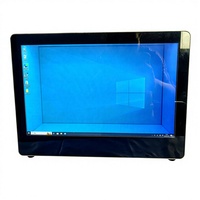 Komputer PC Panel Sentuh Kapasitif Tahan Air IP65 Depan, Casing Aluminium Perak, Ukuran 10 12 15.6 18.5 21.5 Inci, Komputer Terintegrasi, Tersedia