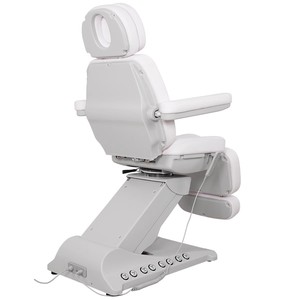Table de massage électrique pour cils et visage, avec 3/4 moteurs, blanche, avec surmatelas, pour instituts de beauté et spas – Offre spéciale - Product Image 3