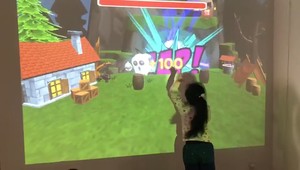 Offre Spéciale <span class=keywords><strong>en</strong></span> <span class=keywords><strong>ligne</strong></span> Enfants Multi Points 5*7m Interactive Wall Real Virtual 3D Indoor Immersive Game Interactive Projection Floor Games - Product Image 6