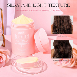 Mascarilla Capilar de Biotina y Queratina al por Mayor para un Cabello Más Grueso y Fuerte, Mascarilla Capilar Reparadora Hidratante, Mascarilla Capilar de Queratina de Nutrición Profunda - Product Image 5