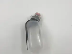 Novel botol air minum olahraga lari hidrasi 250 ml logo kustom dengan klip bebas genggam untuk berkemah hiking