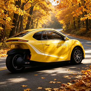 Triciclo Elettrico alla Moda con 2 Porte, Capacità di Trasporto 3 Persone, 5000W ad Alta Potenza, Lunga Autonomia, <span class=keywords><strong>per</strong></span> Adulti - Product Image 1