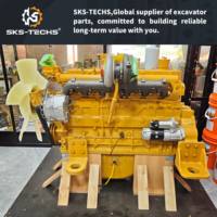 Ensemble moteur diesel pour excavatrice SKS-TECHS pour moteur Cat 320C, 320C S6K 3066 S6KT, moteur non refroidi par intercooler