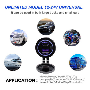 Qc 3.0 PD nhanh chóng sạc 12V Loại C USB ổ cắm kép xe sạc với cắm kết nối cho điện thoại di động thuyền - Product Image 6