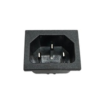 Prix usine – Connecteur industriel en cuivre IEC C14 15A 125V, prise 3 broches, IP22, adaptateurs d'alimentation haute puissance, entrée CA
