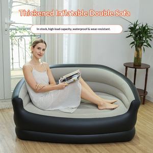 Sofá Cama Inflable Plegable Moderno, Sofá de <span class=keywords><strong>Aire</strong></span> de PVC de Tamaño Doble para Parejas, para Exteriores - Product Image 1