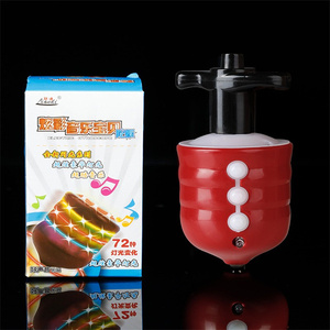 <span class=keywords><strong>Toupie</strong></span> LED <span class=keywords><strong>en</strong></span> plastique avec musique, lumineuse dans le noir, jouet gyroscopique clignotant pour enfants, jouet de combat lumineux - Product Image 4