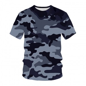 Chang Hombres Negro Blanco Camuflaje 3D Imprimir camisetas Unisex Multi Diseño Camuflaje Imprimir 3D camiseta - Product Image 5