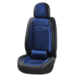 Ensembles de fourrure en cuir véritable de fabrication professionnelle en Chine housses de siège de <span class=keywords><strong>voiture</strong></span> vertes universelles - Product Image 5