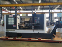Tour CNC Z Mat Tour CNC pour roues en alliage TC4558 Tour CNC à lit incliné à protection complète
