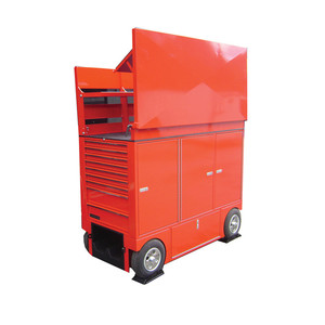 Customized 34\" MEDIUM Aluminium and PC <strong>Pitbox</strong> Tool Cart and Trolley Toolbox for Racing - Product Image 1