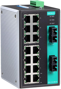EDS-316-MM-SC Moxa 16 Port <b>Ethernet</b> <b>Switch</b> EDS-316-MM-SC - Product Image 5