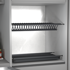 Dish <b>Drying</b> <b>Rack</b> 2-Tier Large Capacity Dish <b>Rack</b> Drainer Organizer Kitchen Cabinet Accessories Tableware Storage <b>Rack</b> Kitchen Dr - Product Image 3