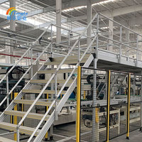 Plateforme mobile de haute qualité pour entrepôt de conteneurs, assemblage en aluminium et garde-corps en acier amovible pour entrepôts