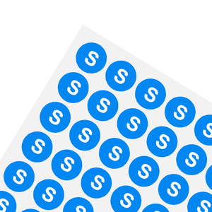 Tùy chỉnh Vòng may Kích thước Nhãn dính Kích thước quần áo dán cho may mặc (S, M, L, XS, XL, XXL, XXXL) - Product Image 4