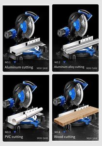 MRY-Sierra eléctrica de mano, 1850W, 6000r/min, 255mm, 220V, inglete pequeño de metal - Product Image 5