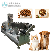 Machine d'extrusion et de soufflage à double vis à couple élevé continu pour aliments nutritionnels pour animaux / aliments pour animaux de compagnie