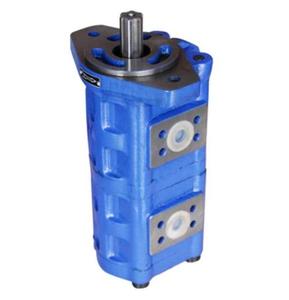 Bomba hidráulica de doble engranaje de alta calidad, 50ml de desplazamiento de fundición a presión/R para cargadora de ruedas, Tractor, engranaje hidráulico triple en tándem - Product Image 4