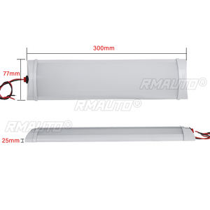 1/2 pièces Barre lumineuse LED 12V 24V 72 LED pour intérieur de voiture, avec interrupteur marche/arrêt, pour fourgonnette, camion, camping-car, caravane, camping, bateau - Product Image 6