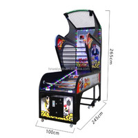 Machine d'arcade de basket-ball électronique avec tableau de scores |   Machine de jeu de basket-ball interactive à vendre
