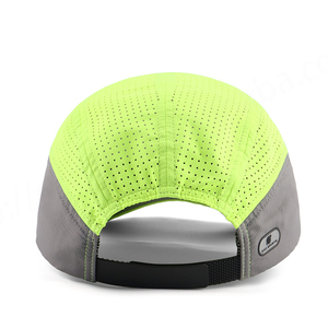 Tùy chỉnh phản chiếu cao su Logo không có cấu trúc chạy Oxford Dot Breathable Polyester Mũ bóng chày Ngoài trời Chạy Bộ Thể Thao trại 5 - Product Image 4