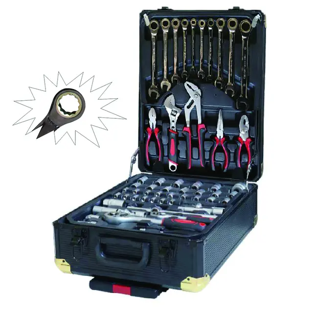 186pcs Swiss Kraft Tool Sets Ratchet Wrench Socket Plier Screwdriver With tool Kit Hand Tools Set