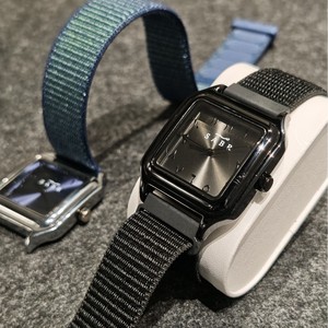2026 New Sabr Men's Quartz <b>Watch</b> Black <b>Arabic</b> Numerals Pointer Dial Waterproof Outdoor Sports Nylon Strap Alloy Rectangle Case - Product Image 2
