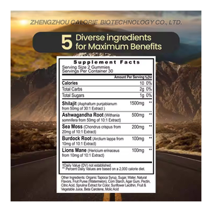 OEM/ODM saf himalaya Shilajit Gummies organik <span class=keywords><strong>vitamin</strong></span> enerji desteği için bitkisel takviyeler yetişkinler için hamile kadınlar için değil - Product Image 6