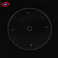Feuille de verre aluminosilicate trempé ultra-mince sur mesure, 0,5 mm, 0,7 mm, 1 mm, 1,5 mm, 2 mm, durable