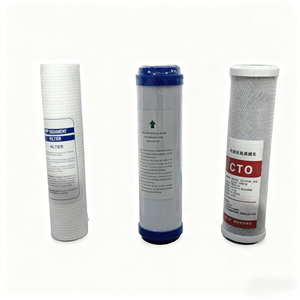 पर्यावरण के अनुकूल रिवर्स ऑस्मोसिस वाटर प्यूरीफायर फिल्टर तत्व 10 इंच पीपी + सक्रिय कार्बन 1.0/5.0 माइक्रोन 100 जीपीडी प्रवाह दर सार्वभौमिक - Product Image 3