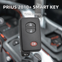 Étui de protection pour clé intelligente FW pour Prius 2010 ABS 3 boutons 314,4 MHz Noir Entrée sans clé