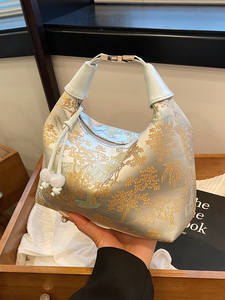Nouveau sac à main de style chinois pour femme, sac à bandoulière, pochette, sac boulette - Product Image 6