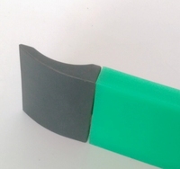 Grand et petit C garde-corps en Nylon couvercle d'extrémité tête de guidage accessoires de chaîne de Transmission anti-rayures couvercle de tête de Transition noir