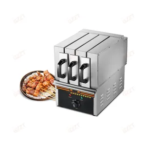 Commercial 3/5/7 Groups Skewer Bbq Machine Electric Barbecue Grill Machine Smokeless Barbecue Maker Electric Kebab Lamb Machine