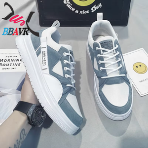 Nuevos Zapatos Deportivos Casuales Transpirables para Hombre, Estilo Skateboard, Color Blanco, para Caminar - Product Image 1